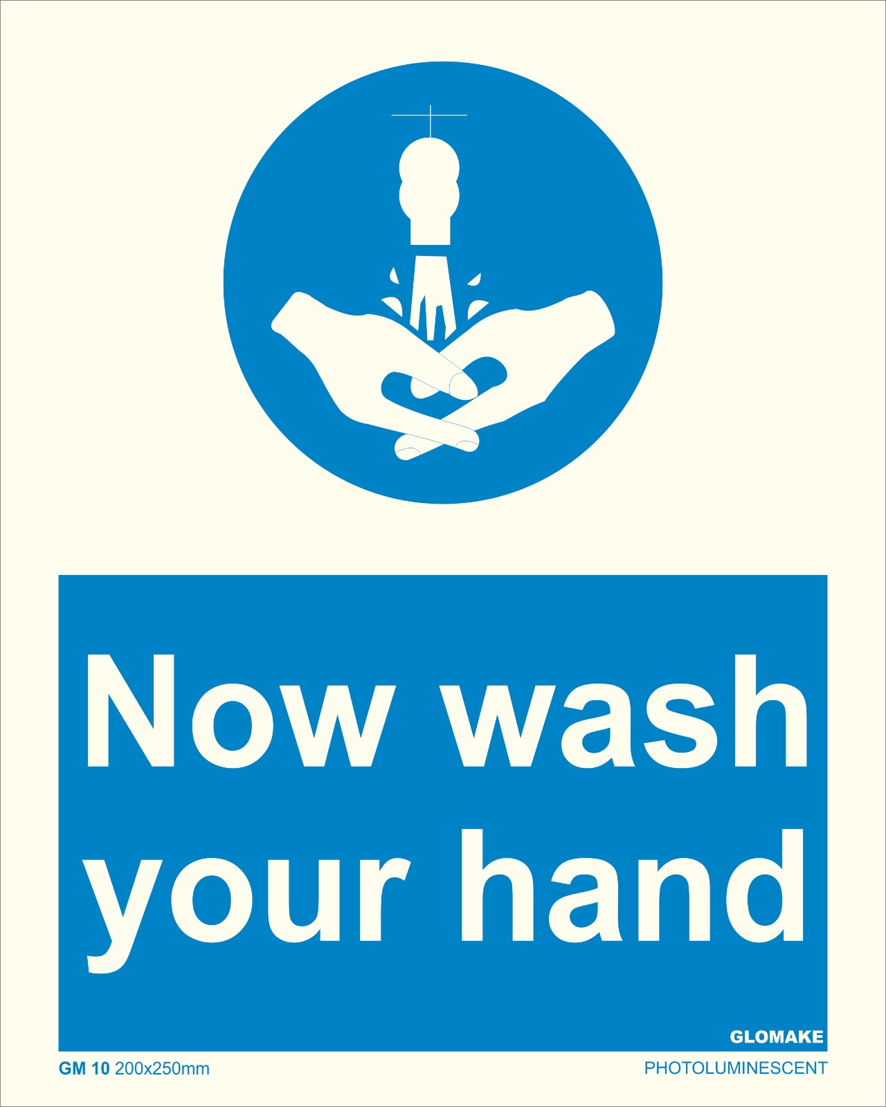 NOW WASH YOUR HAND 
(GM 10)